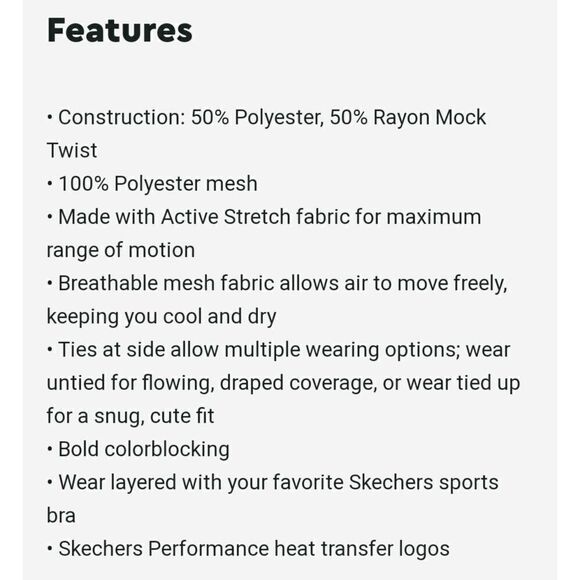 Skechers Performance Castle Peak side tie tank - Picture 3 of 14
